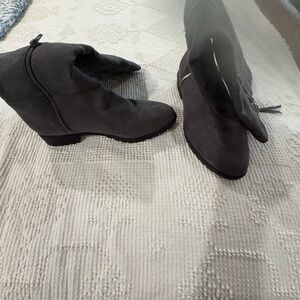 Gray Women's Ankle Boots